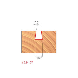 Freud | 22-107 1/4 (Dia.) Dovetail Bit