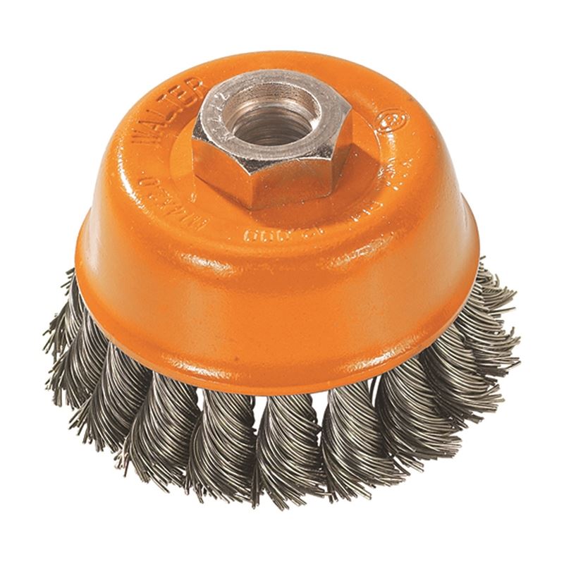 WALTER 13F304 3in X 5/8in-11 CUP BRUSH KNOT TWISTED WIRE