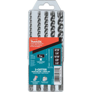 Makita B-61298 5 Pc. SDS-PLUS Bit Set