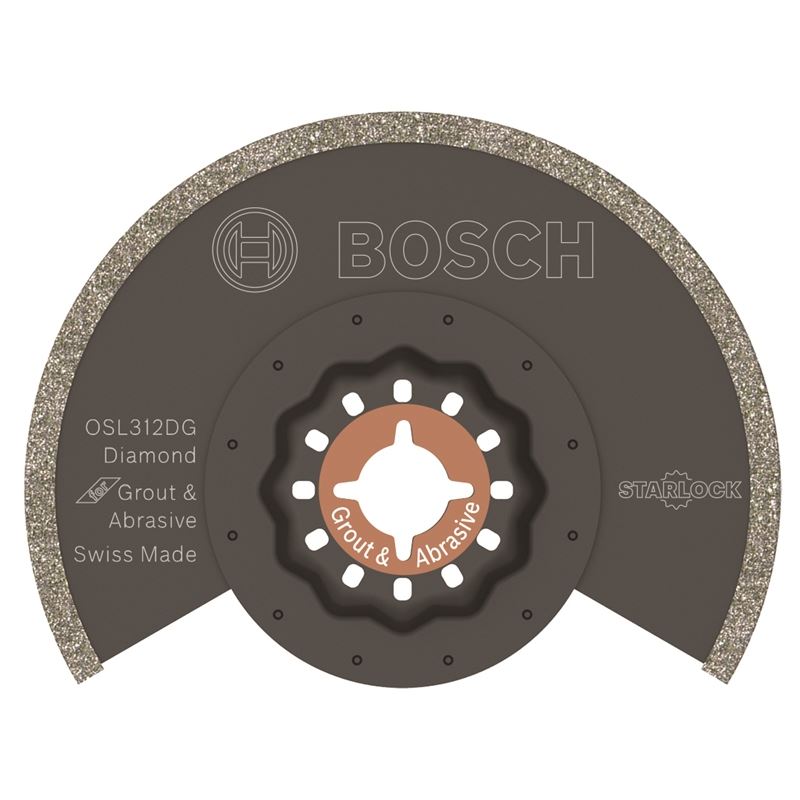 Bosch | OSL312DG 3-1/2 In. Starlock Diamond Grit Grout Blade