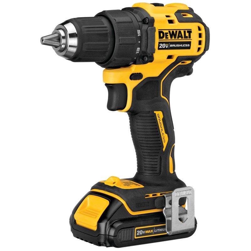 DEWALT DCD708C2 ATOMIC 20V MAX Brushless Compact 1/2 in. Drill/Driver Kit