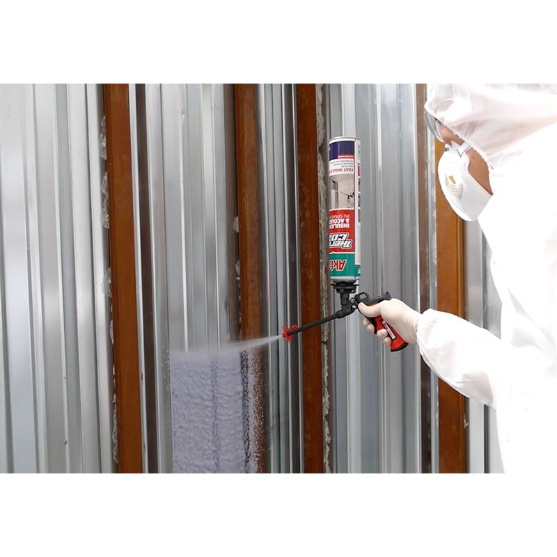 Akfix Thermcoat Thermal & Acoustic Insulation Pu Spray Foam (Gun Use)