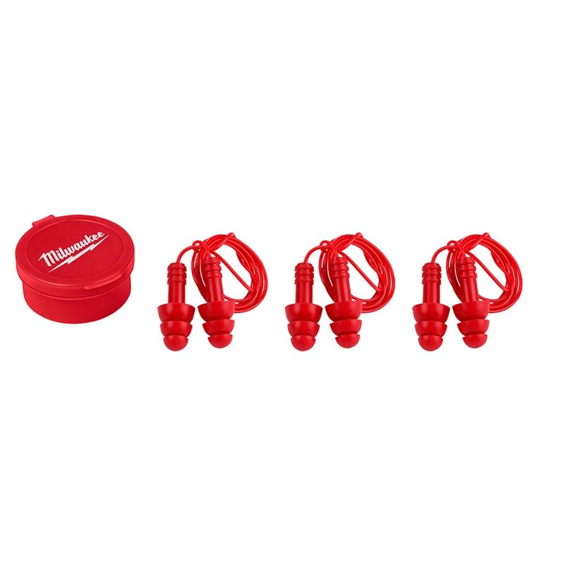 48-73-3151 Reusable Corded Earplugs - 3 Pack