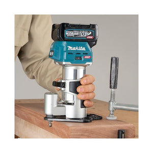 Makita RT001GD101 40V max XGT Brushless Cordless Compact Router w/ AWS  XPT (2.5 Ah Kit)