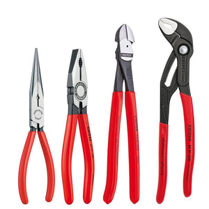 KNIPEX 9K 00 80 94 US Cobra Combination Cutter and Needle Nose Pliers 4-Piece Set