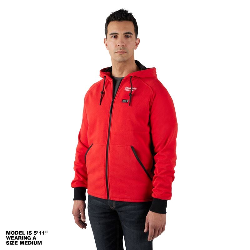 Milwaukee 306R-20 M12 HEATED HOODIE - RED