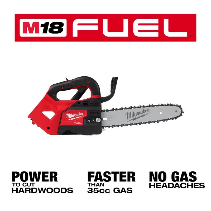 Milwaukee 2826-20C M18 FUEL  12in Top Handle Chainsaw