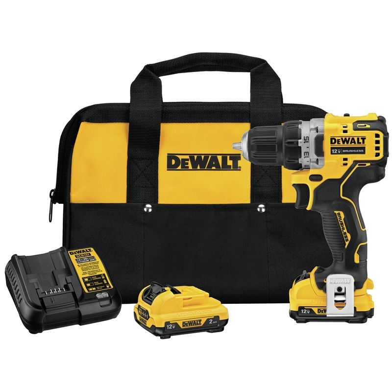 DEWALT DCD701F2 XTREME 12V MAX* Brushless 3/8 in. Cordless Drill/Driver Kit