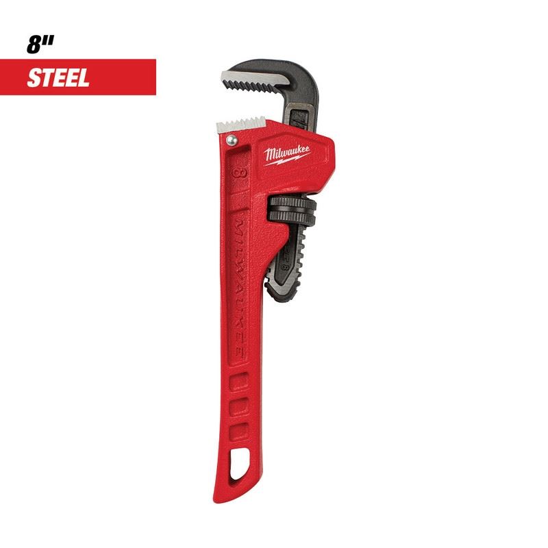 Milwaukeee 48-22-7108 8in Steel Pipe Wrench