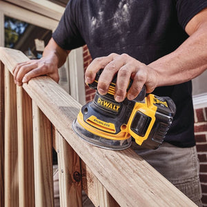 DEWALT DCW210P1 20V MAX* XR Brushless 5 in. Cordless Variable Speed Random Orbital Sander Kit (5.0 Ah Battery)