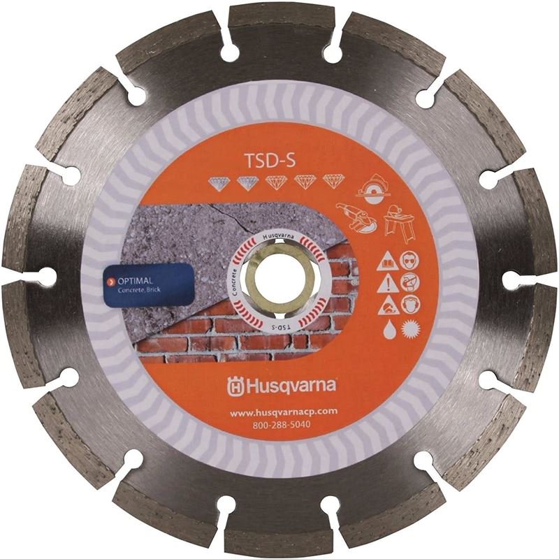 Husqvarna 542761410 5in Segmented Diamond Blade - TSD-S Dri Disc