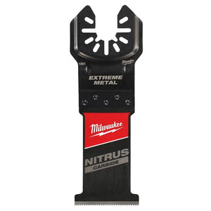 Milwaukee 49-25-1561 NITRUS CARBIDE Extreme Metal Universal Fit OPEN-LOK Multi-Tool Blade - 1pk