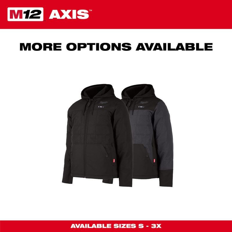 Milwaukee 205B-21 M12 HEATED AXIS HOODED JACKET