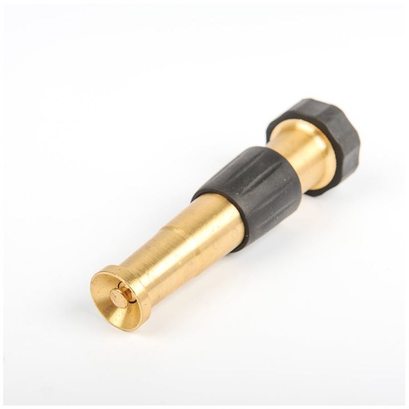 Toolway 180117 Nozzle 5 in Twist Solid Brass With Rubber Grip