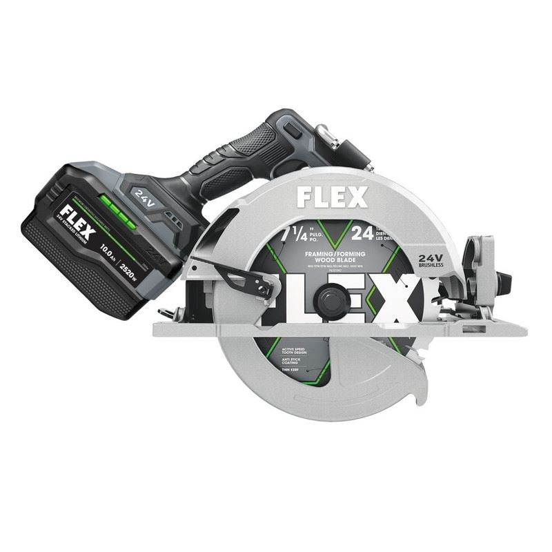 FLEX FX2141-1J 24V 7-1/4 in Circular Saw Stacked-Lithium Kit