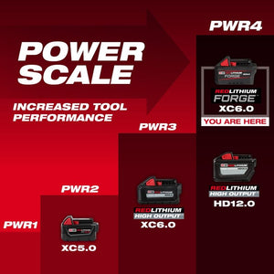 Milwaukee 48-11-1861 M18 REDLITHIUM FORGE XC6.0 Battery Pack