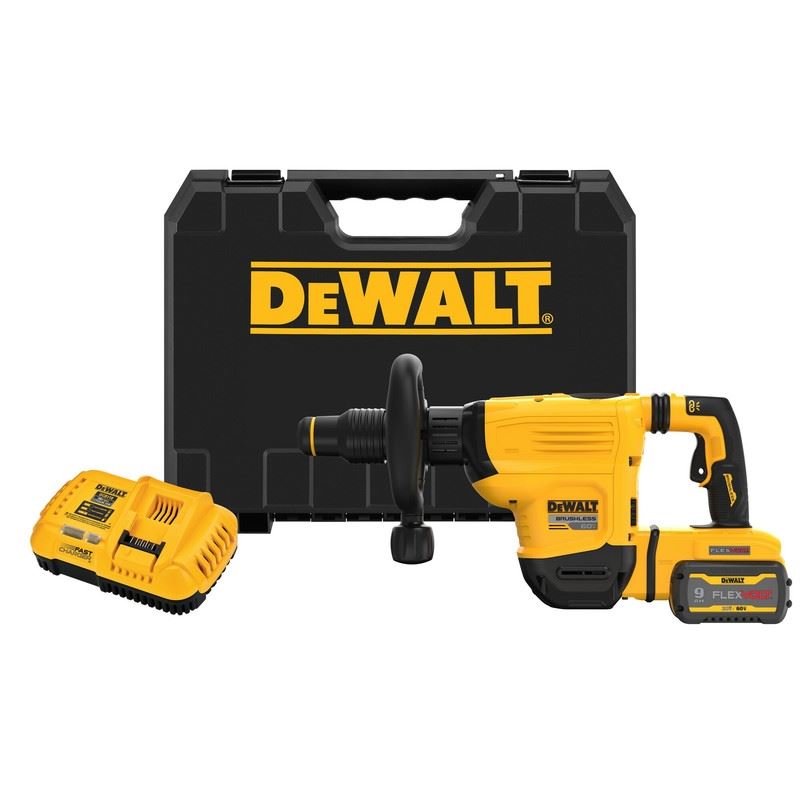 DEWALT DCH832X1 60V MAX Cordless SDS Max Chipping Hammer Kit (15 lb)