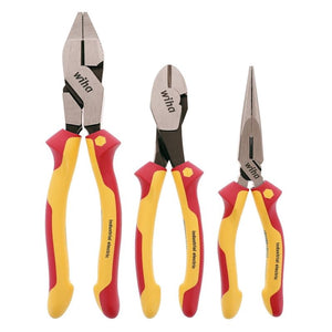 WIHA 32960 3 Piece Insulated Pliers and Cutters Tray Set