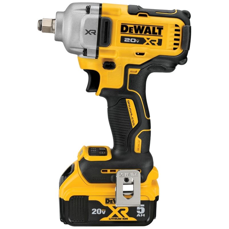 DEWALT DCF891P2 20V MAX XR 1/2 in. Mid-Range Impact Wrench Kit with Hog Ring Anvil