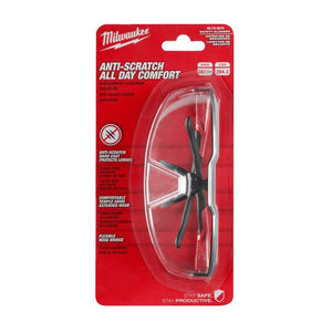 Milwaukee 48-73-2010 Clear Safety Glasses - Anti-Scratch Lenses