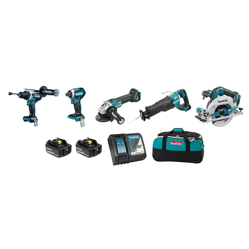 Makita DLX5077TX1 18V (5.0 Ah) LXT 5 Tool Combo Kit