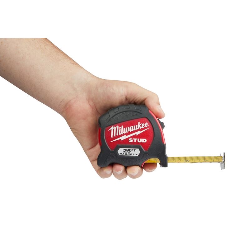 Milwaukee 48-22-9725M Magnetic STUD Magnetic Tape Measure