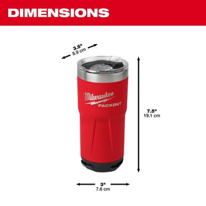 Milwaukee 48-22-8392R PACKOUT 20oz Tumbler