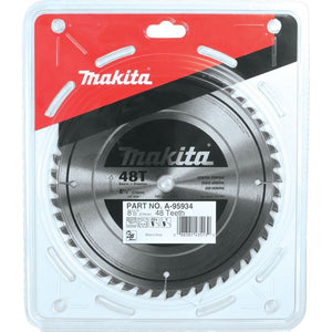 Makita A-95934 8â€‘1/2in 48T Carbideâ€‘Tipped Miter Saw Blade