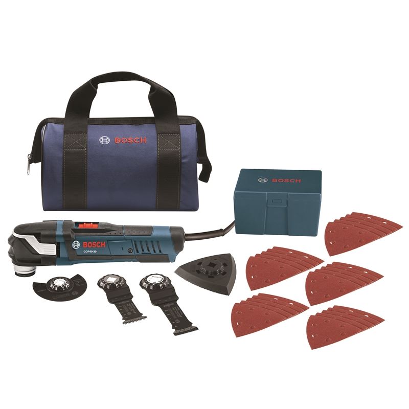 Bosch | GOP40-30B StarlockPlus Oscillating Multi-Tool Kit with Snap-In Blade Attachment