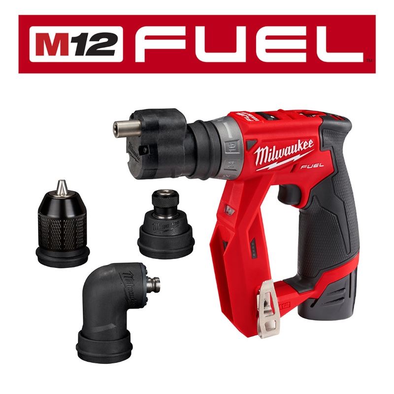 2505-22 M12 FUEL 12 Volt Lithium-Ion Brushless Cordless Installation Drill/Driver Kit