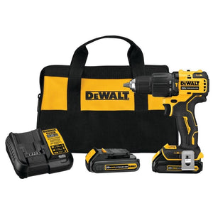 DEWALT DCD709C2 ATOMIC 20V MAX Brushless Compact Cordless 1/2 in. Hammer Drill/Driver Kit