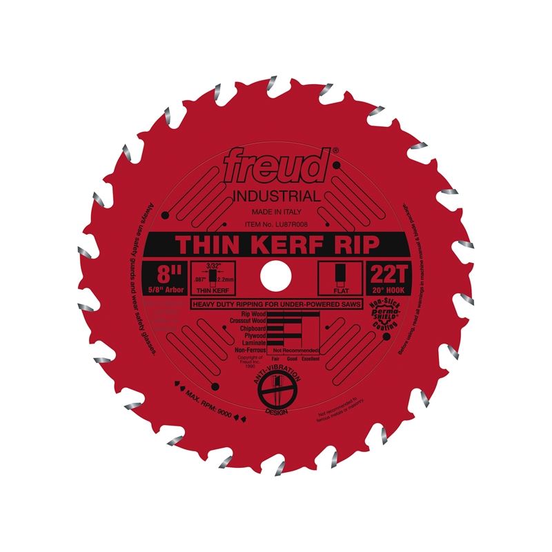 Freud | LU87R008 8" Thin Kerf Rip Blade