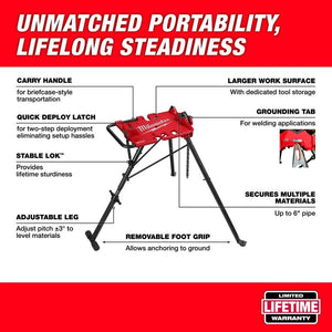 Milwaukee 48-22-8690 6 in Leveling Tripod Chain Vise