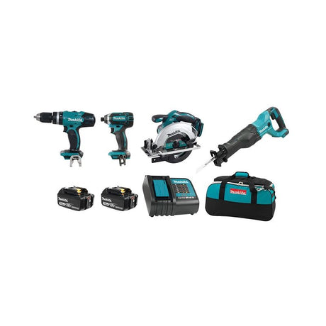 Makita DLX4057X1 18V (3.0 Ah) LXT 4 Tool Combo Kit