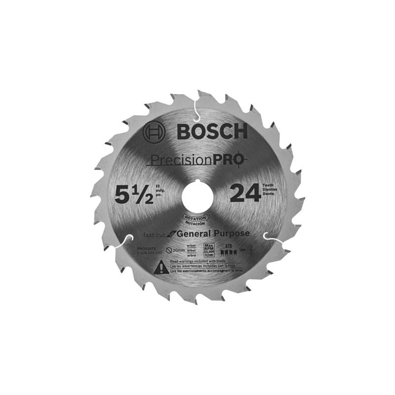 PRO524TS 5-1/2 In. 24-Tooth Precision Pro Series Track Saw Blade