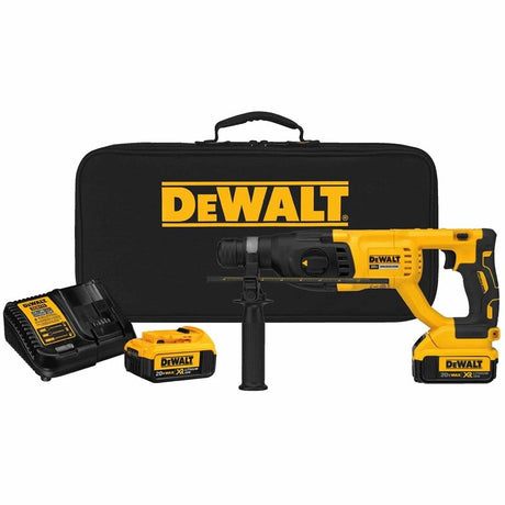 DEWALT DCH133M2 20V Max XR Brushless 1â€ D-Handle Rotary Hammer