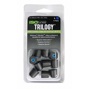 ISOtunes TRILOGY Professional Foam Replacement Eartips - Large Size