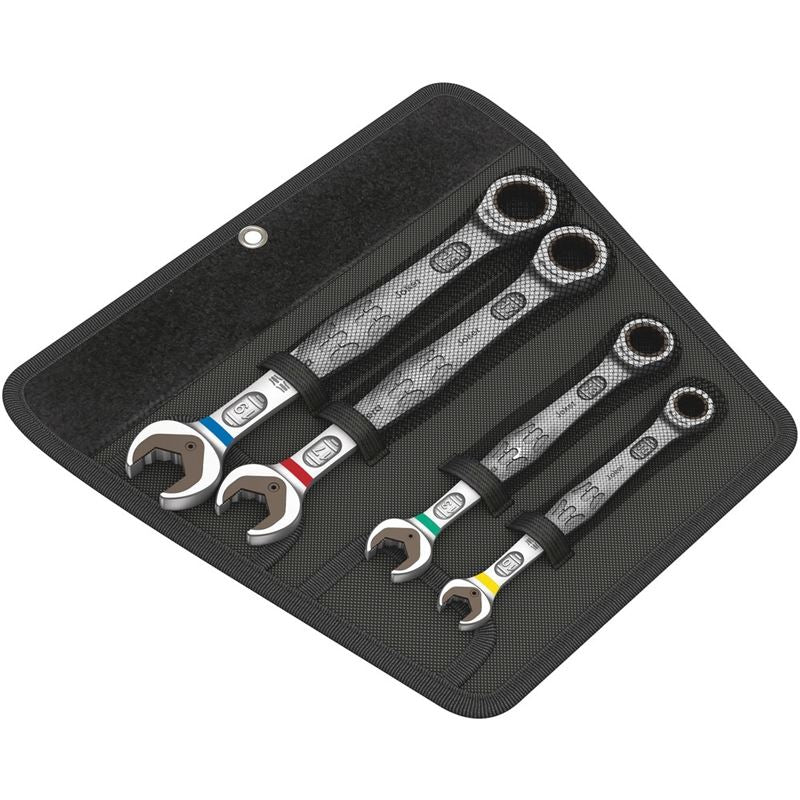 Joker Set of ratcheting combination wrenches SB, 4 pieces