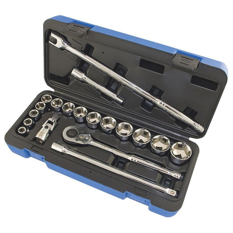 Jet 600323 20 Pc 1/2 Dr S.a.e. Socket Wrench Set - 6 Point