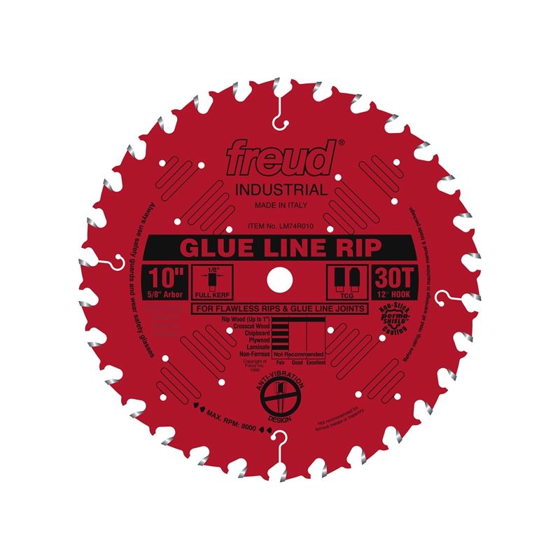 Freud | LM74R010 10" Industrial Glue Line Ripping Blade