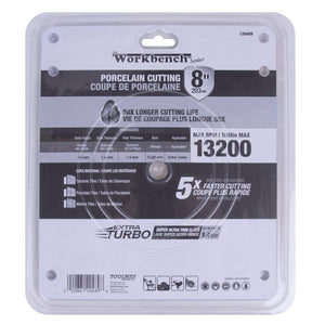 Workbench 8 in. Super Thin Diamond Saw Blade