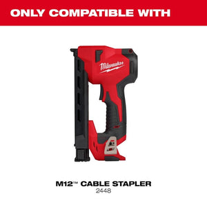 Milwaukee MNM1-600 1in Insulated Cable Staples (600pcs)