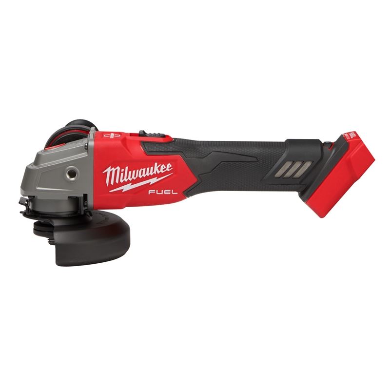 Milwaukee 2889-20 M18 FUEL 4-1/2in / 5in Variable Speed Braking Grinder, Slide Switch Lock-On