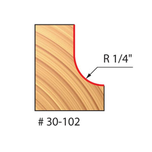 Freud | 30-102 1/4 Radius Cove Bit