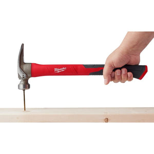 Milwaukee 48-22-9320 21oz Milled Face Poly/Fiberglass Handle Hammer