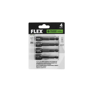 FLEX FAM10301-4 2-9/16in 4 PC IMPACT MAGNETIC NUT DRIVER SET