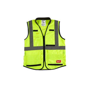 Milwaukee 48-73-5081 High Visibility Yellow Performance Safety Vest - S/M (CSA)