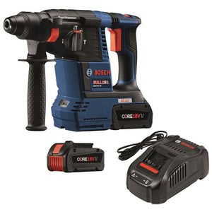 Bosch | GBH18V-26K24 18V EC Brushless 1 In. SDS-plus Rotary Hammer Kit with 18V 6.3 Ah Batteries | BFP