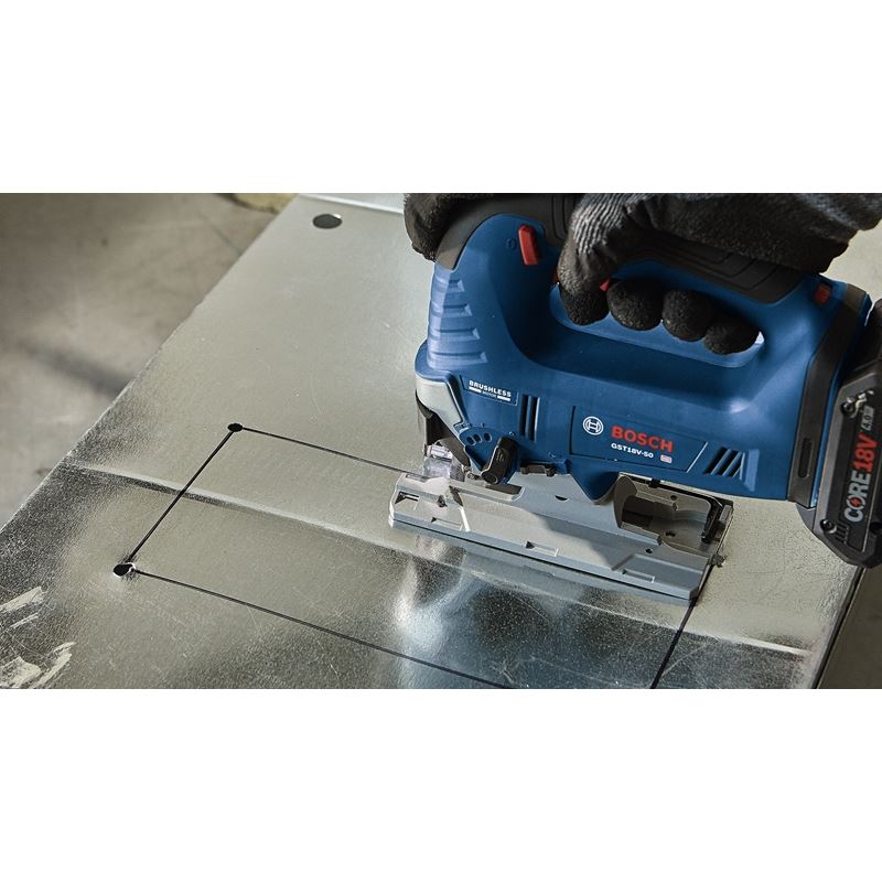 Bosch GST18V-50N 18V Brushless Top-Handle Jig Saw (Bare Tool)