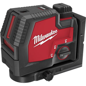 Milwaukee 3522-21 USB Rechargeable Green Cross Line & Plumb Points Laser